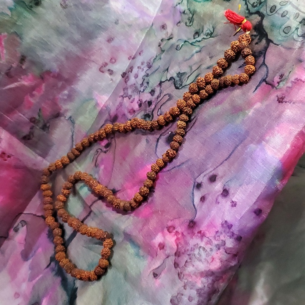 Rudraksha Mala Rosary 108 prayer beads